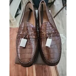 Brand New Florsheim Pisa Cognac Tasseled Loafer 9D